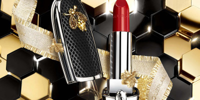 Guerlain GOLD WISH COLLECTION: ROUGE G SATIN - All In One Lipstick In A Prestigious Edition