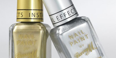NEW Barry M Instant Nail Effects Gold & Silver Foil