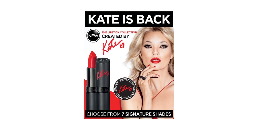 Kate Moss for Rimmel: The Lasting Finish Lipstick Collection