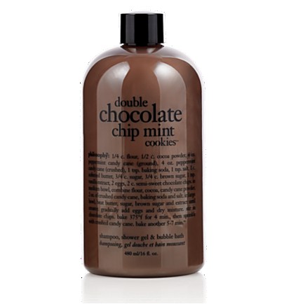 Philosophy Double Chocolate Mint Chip Cookie Shampoo Shower Gel Bubble Bath Bath Body BeautyAlmanac