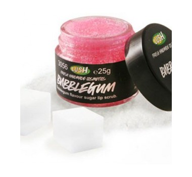 Lush Bubble Gum lip scrub