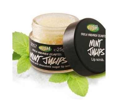 Lush Mint Julip lip scrub