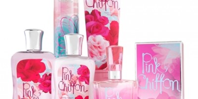 Bath & Body Works Pink Chiffon Collection