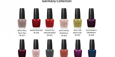 OPI Germany Nail Polish Collection