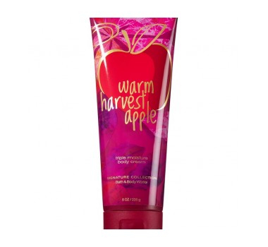 Bath & Body Works Warm Harvest Apple Triple Moisture Body Cream