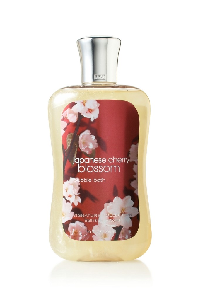 Bath & Body Works Japanese Cherry Blossom Signature Collection Bubble ...