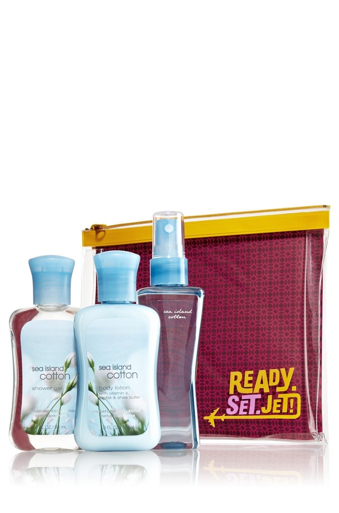 Bath & Body Works Sea Island Cotton® Signature Collection Travel Set