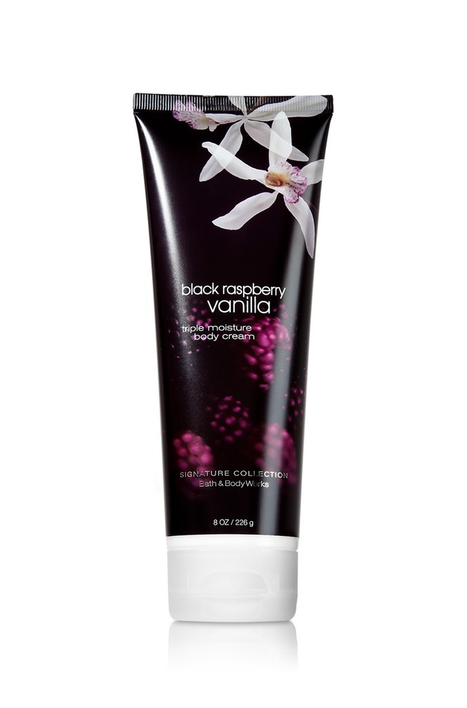 Bath & Body Works Black Raspberry Vanilla Signature Collection Triple
