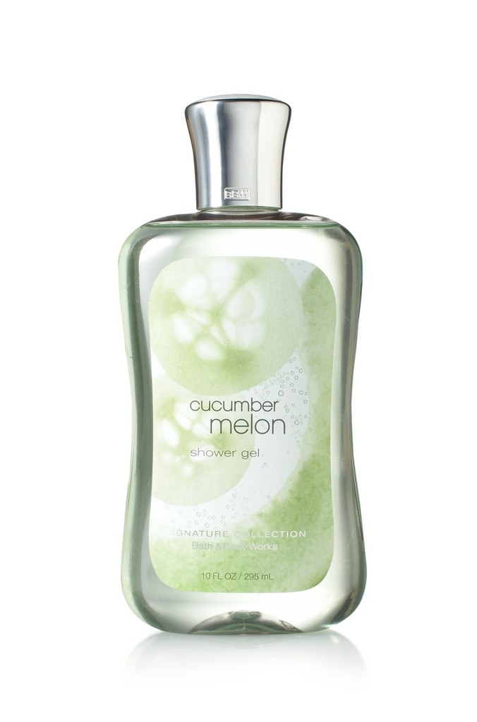 Bath & Body Works Cucumber Melon Shower Gel, 10 Ounce, Blue