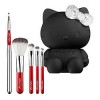 Hello Kitty Noir 5-Piece Brush Set - Black
