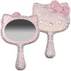 Hello Kitty Crystal Dipped Handheld Mirror Made With Swarovski Elements