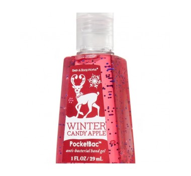 Bath & Body Works Winter Candy Apple Anti-Bacterial PocketBac® Sanitizing Hand Gel