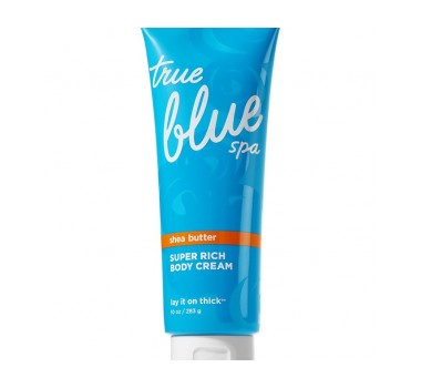 Bath & Body Works True Blue Spa Super Rich Body Cream - Lay It On Thick.